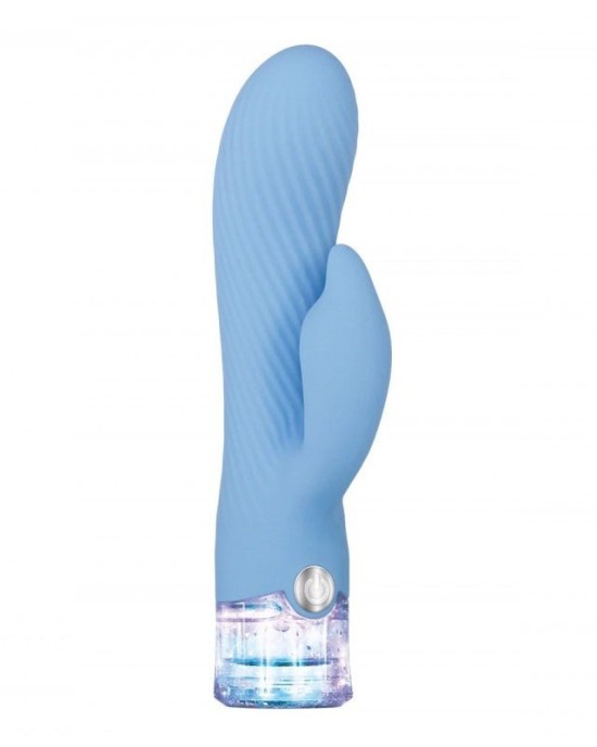 Evolved Glitteriffic Rabbit Vibrator - Blue