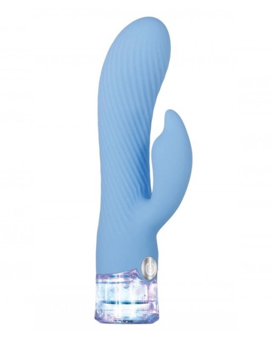 Evolved Glitteriffic Rabbit Vibrator - Blue