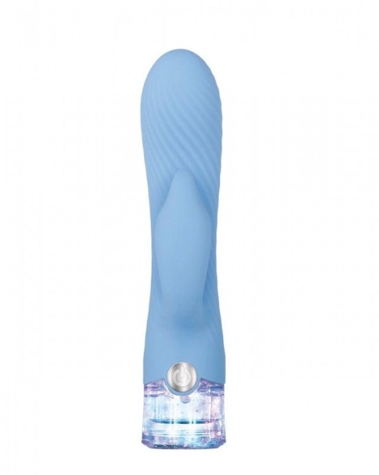 Evolved Glitteriffic Rabbit Vibrator - Blue