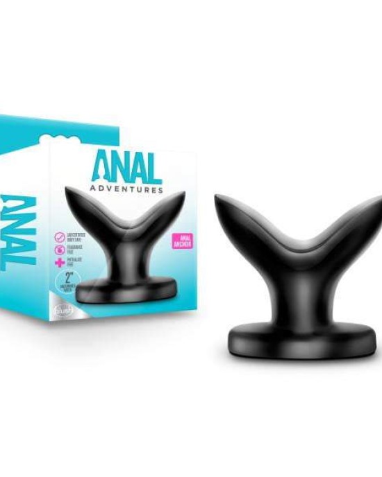 Anal Adventures Black Anchor 4 Inch  Butt Plug