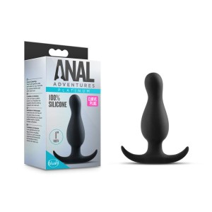 Anal Adventures Platinum Curve Black Plug