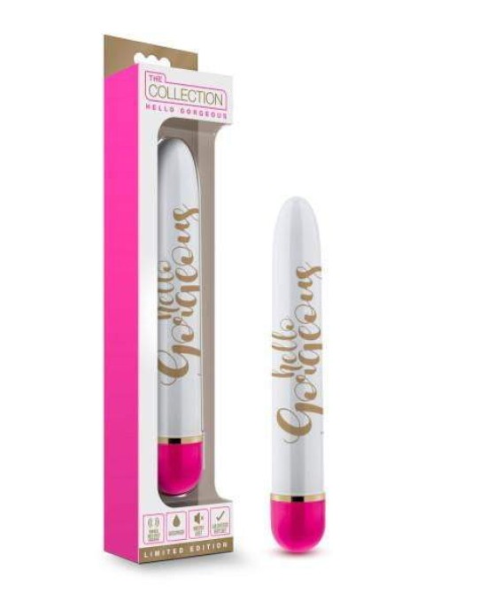 The Collection - Hello Gorgeous White/Hot Pink Vibrator