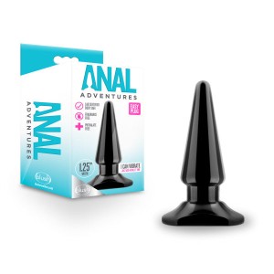 Anal Adventures Easy Black 4 Inch Butt Plug