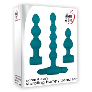 Adam & Eve Vibrating Bumpy Anal Bead Set