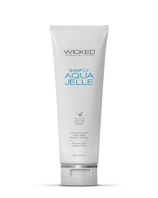 Wicked Simply Aqua Jelle Anal Lubricant 120ml