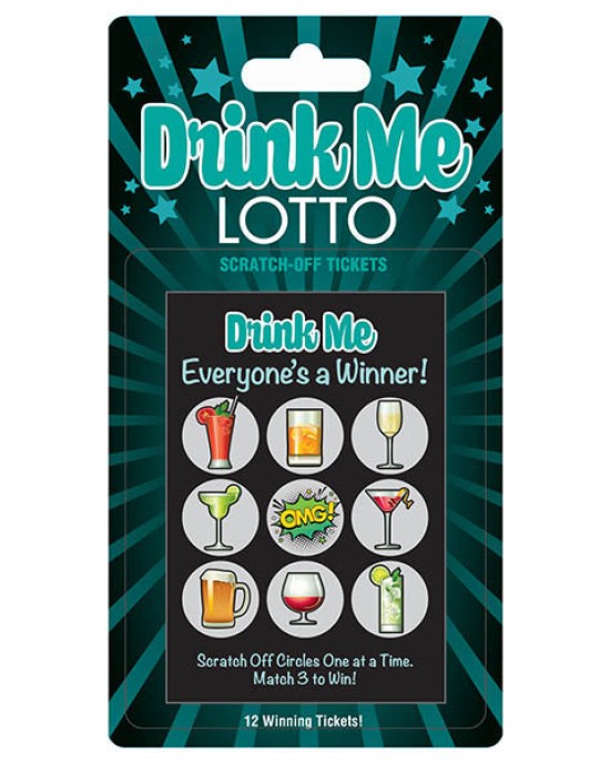 Drink Me Lotto Party Scratcher