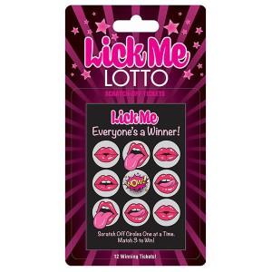 Lick Me Lotto Naughty Scratcher