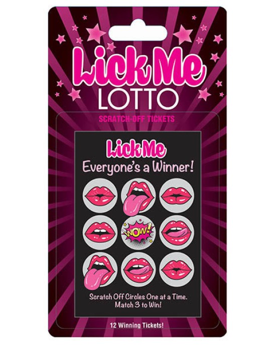 Lick Me Lotto Naughty Scratcher