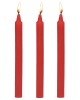 Master Series Fetish Red Drip Candles - 3 Pack