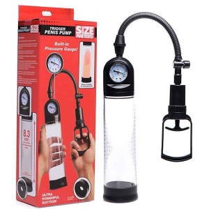 Size Matters Trigger Penis Pump with Gauge