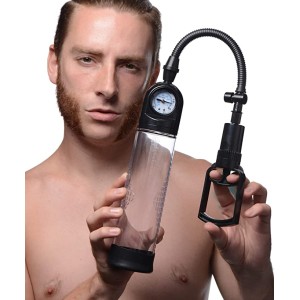 Size Matters Trigger Penis Pump with Gauge