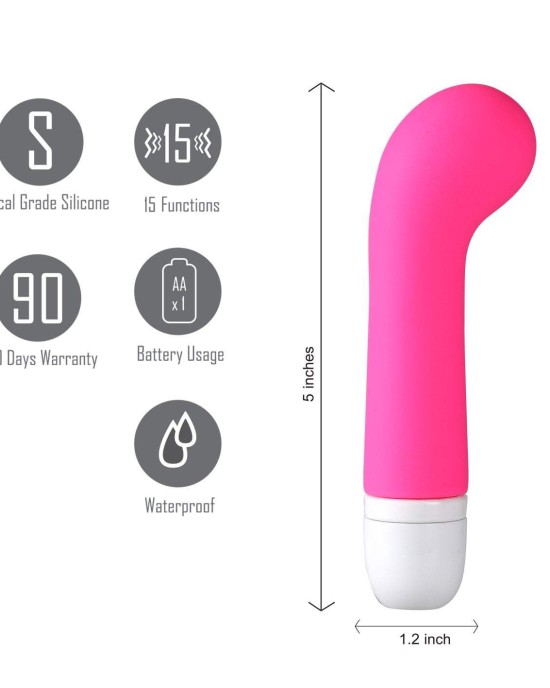 Maia Ava - Pink G-Spot Vibrator