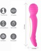 Maia Zoe - Neon Pink Dual Vibrating Massage Wand