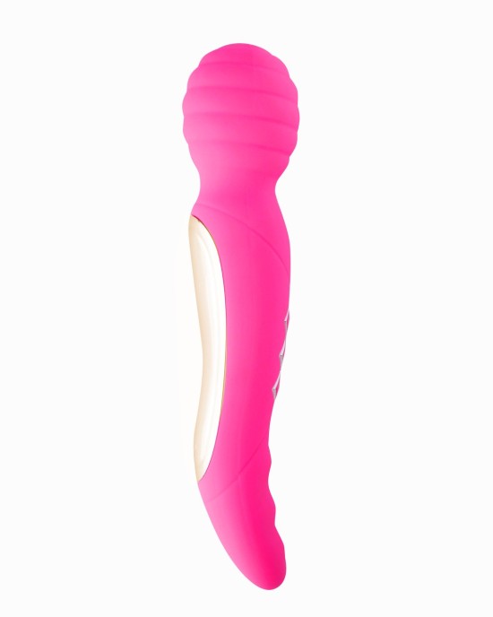 Maia Zoe - Neon Pink Dual Vibrating Massage Wand