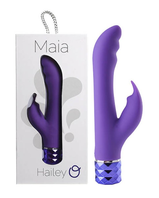 Maia Hailey Rabbit Vibrator - Purple