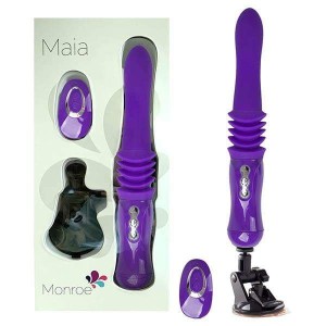 Maia Monroe Portable Thrusting Sex Machine - Purple