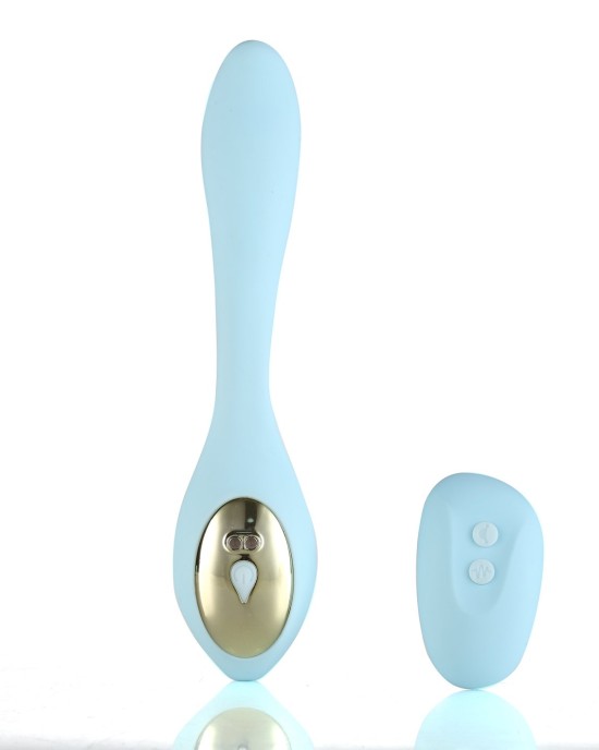 Maia Harmonie Bendable Vibrator with Wireless Remote - Blue