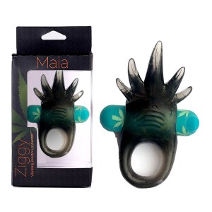 Maia Ziggy - Hemp Green Vibrating Cock Ring