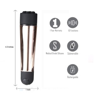 Maia Pocket Plus - Gold Mini Massager Wand