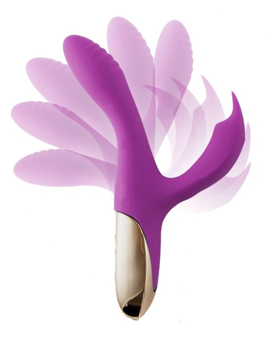 Maia Skyler Bendable Rabbit Vibrator - Purple