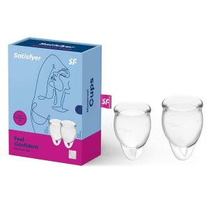 Satisfyer Feel Confident - Clear Loop  Menstrual Cups