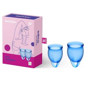 Satisfyer Feel Confident - Dark Blue Loop Menstrual Cups