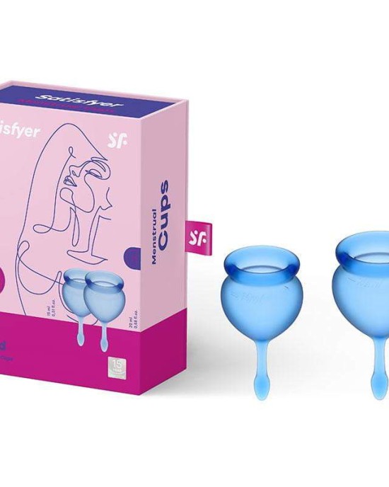 Satisfyer Feel Good - Dark Blue Menstrual Cups