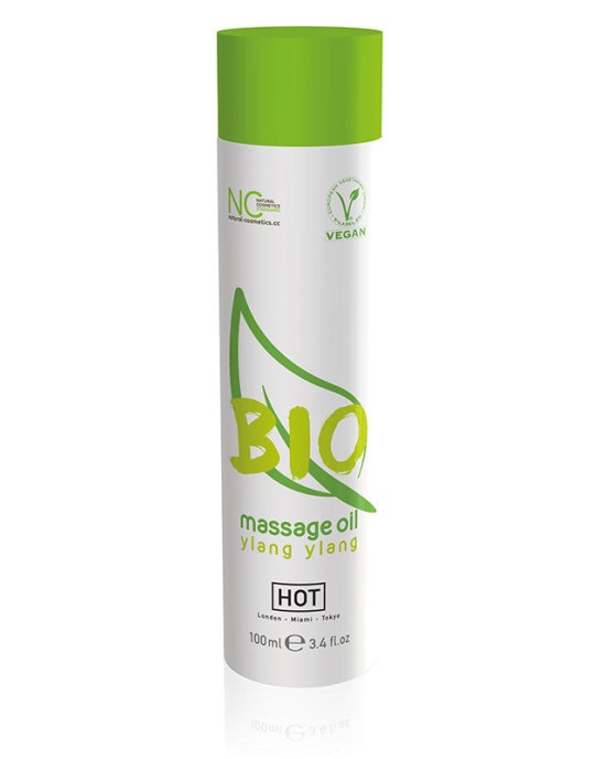 HOT BIO Massage Oil - Ylang Ylang Infused 100ml