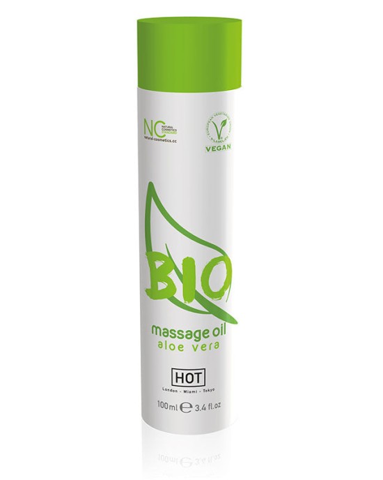 HOT BIO Massage Oil - Aloe Vera Infused 100ml