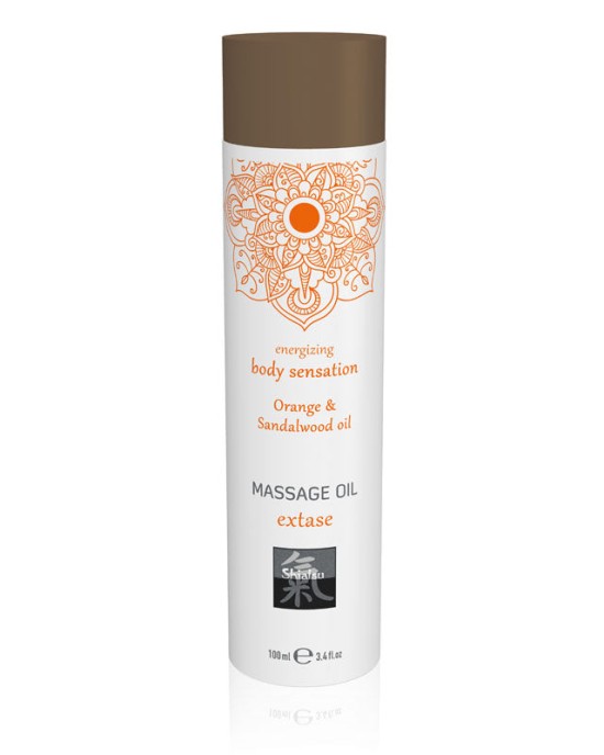 SHIATSU Massage Oil - Extase - Orange & Sandalwood 100ml