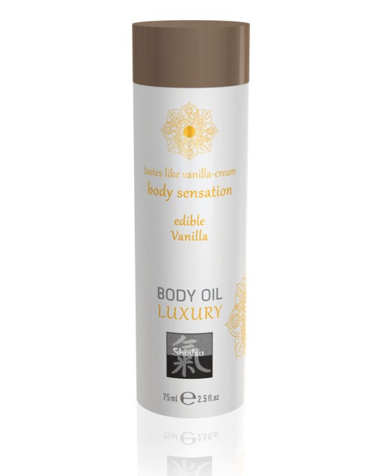 SHIATSU Edible Body Oil - Luxury - Vanilla 75ml