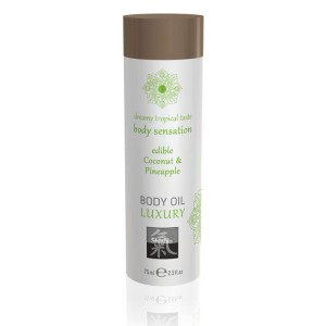 SHIATSU Edible Body Oil - Luxury - Coconut & Pineapple 75ml