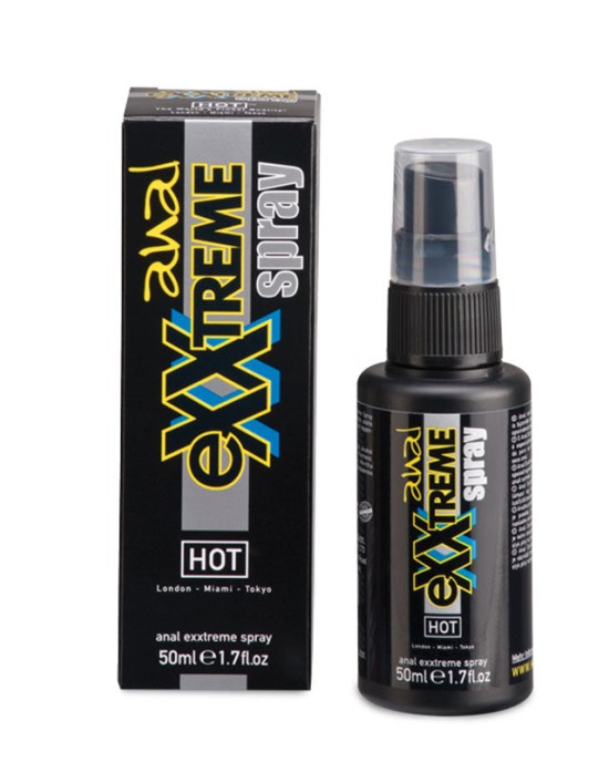 HOT Exxtreme Anal Relaxing Spray - 50ml Pump Bottle