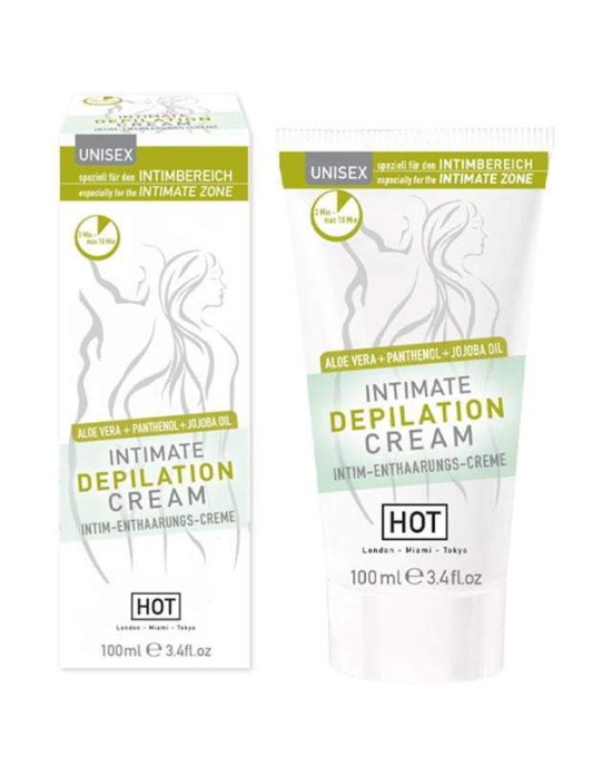 HOT INTIMATE Depilation Cream 100ml