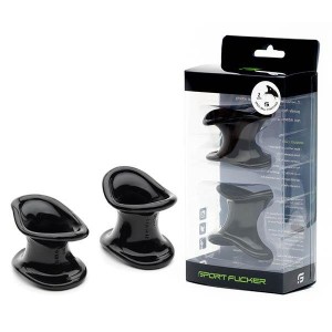 Sport Fucker Black Ergonomic Ball Stretcher Kit -  Set of 2 Sizes