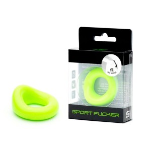 Sport Fucker Wedge Neon Green Cock Ring