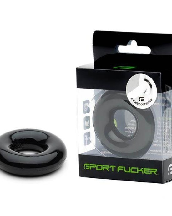 Sport Fucker Rubber Black Cock Ring