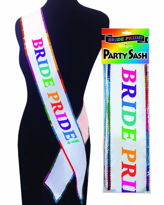 Bride Pride Party Sash