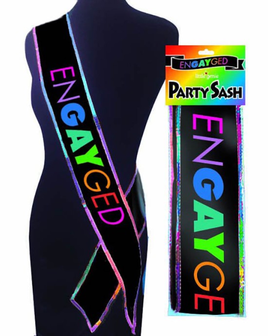 Engayged Pride Party Sash