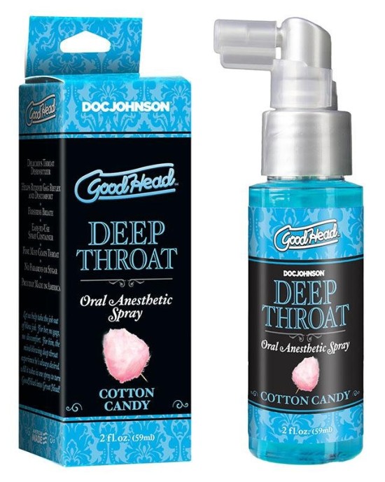 GoodHead Cotton Candy Flavoured Deep Throat Spray 59ml