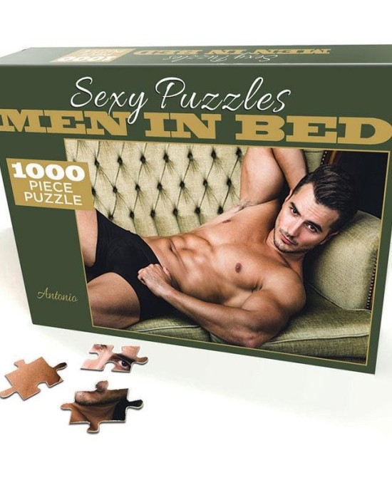 Sexy Puzzles - Men In Bed - Antonio - 1000 Piece Jigsaw Puzzle