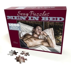 Sexy Puzzles - Men In Bed - Chase - 100 piece Jigsaw Puzzle