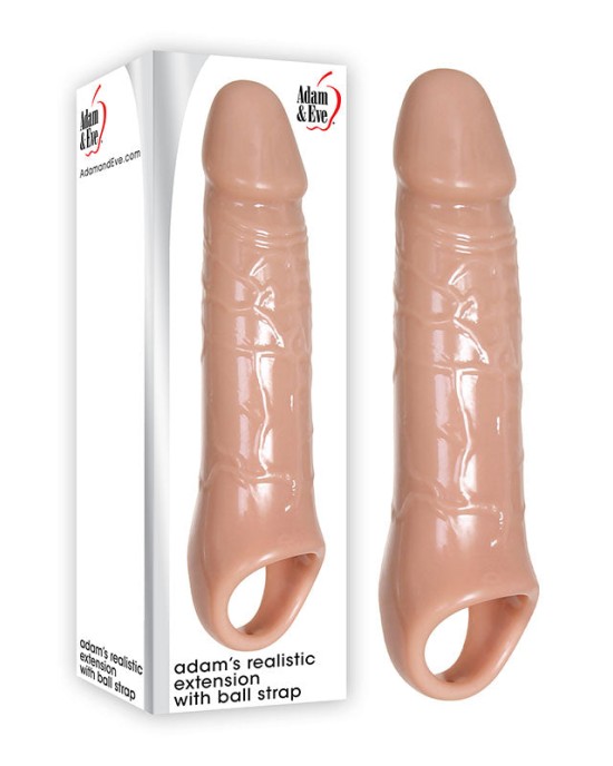 Adam & Eve Realistic Extension with Ball Strap