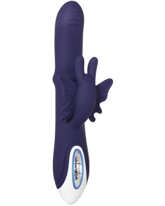 Evolved Put A Ring On it Rabbit Vibrator - Navy Blue