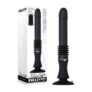 Evolved Love Thrust Black 11 Inch Thrusting Vibrator