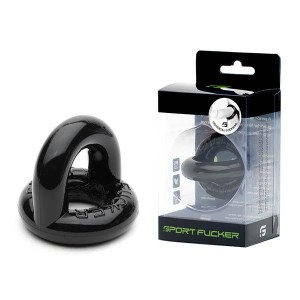 Sport Fucker Universal Black Cock & Balls Ring