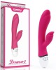 Lovetoy Dreamer II Rabbit Vibrator - Rose Red