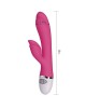 Lovetoy Dreamer II Rabbit Vibrator - Rose Red