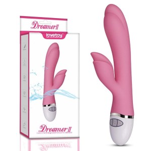 Lovetoy Dreamer II Rabbit Vibrator - Pink