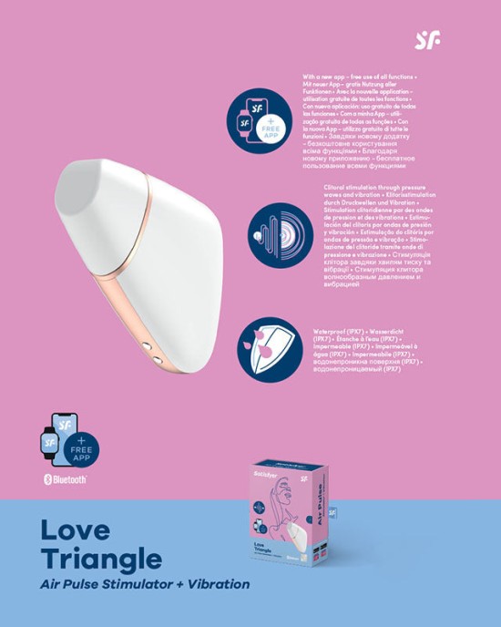 Satisfyer Love Triangle - White